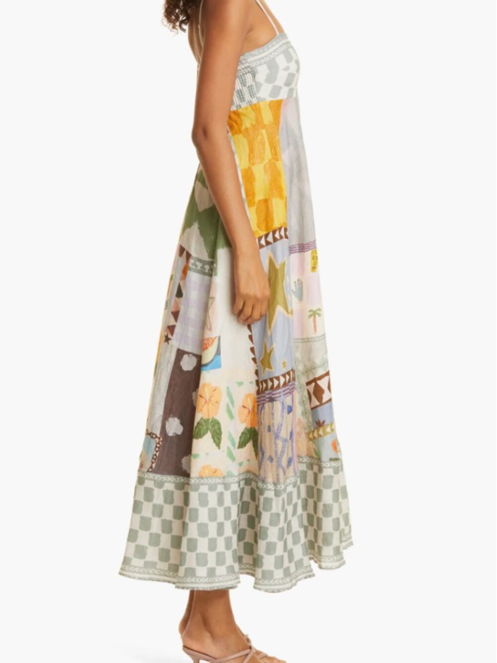 Alemais Emma Gale Dress Patchwork print sundress - US size 6, AU size 10 - Picture 3 of 12